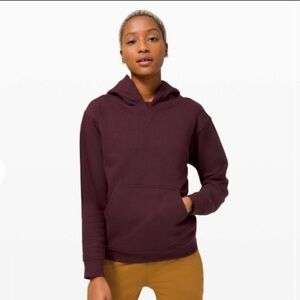 Lululemon all yours hoodie Cassis Maroon Burgundy Sz S